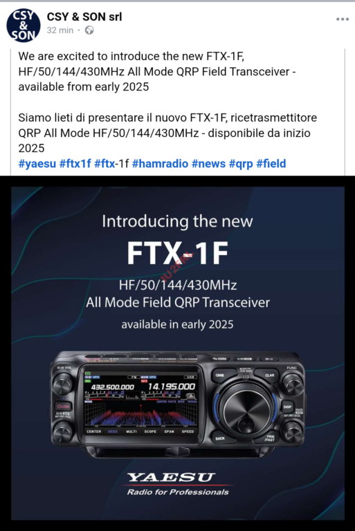 Yaesu FTX-1F